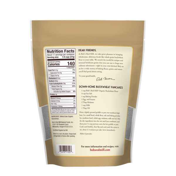 Bob s Red Mill Organic Buckwheat Flour Cheap