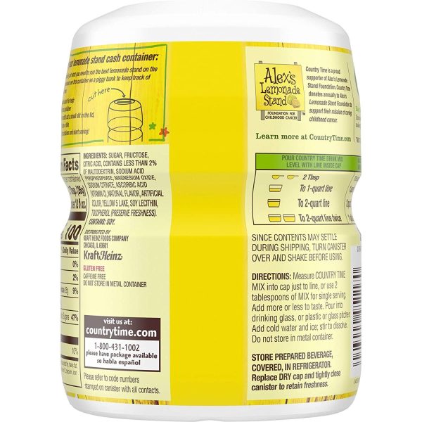 Country Time Lemonade Drink Mix Supply