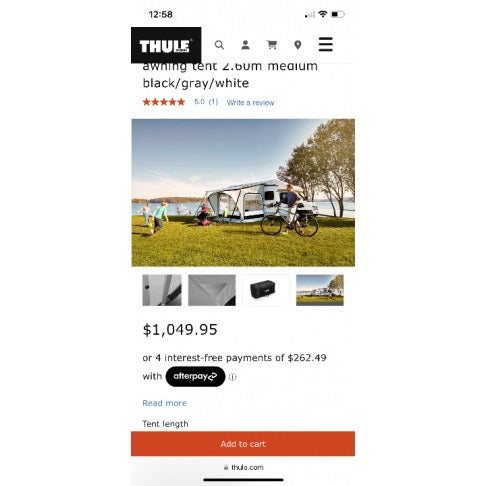 Thule Quick Fit Awning Tent For Cheap