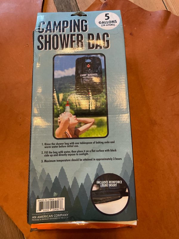 5 Gallon Camp Shower Bag Fashion