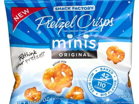 Snack Factory Pretzel Crisps Minis Original For Cheap