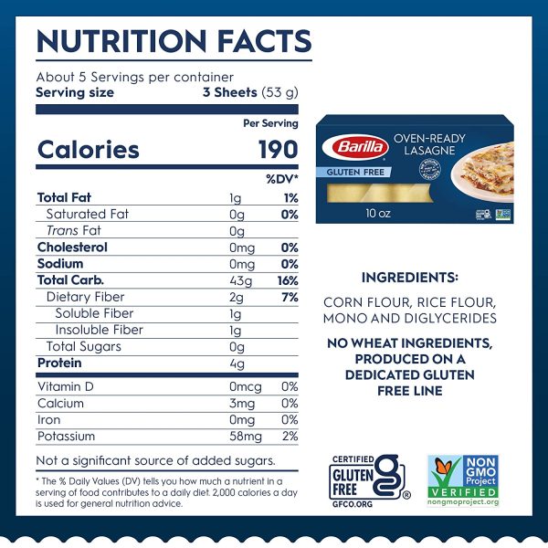 Barilla Lasagne Online now