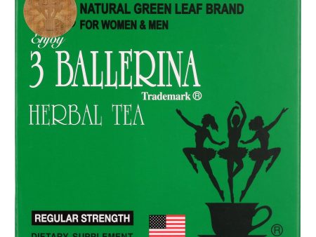 3 Ballerina Herbal Tea Men And Women Dieters  Drink Regular Strength 30 Tea Bags Online now