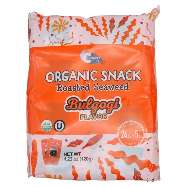 C-Weed Snack Organic Roasted Seaweed Online Sale