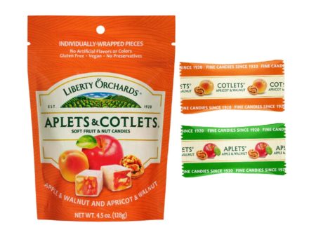 Liberty Orchards Aplets & Cotlets 4.5 Ounce For Sale