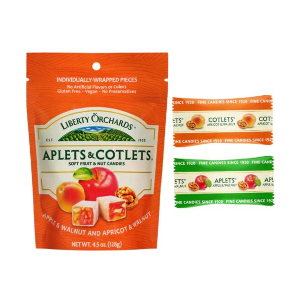 Liberty Orchards Aplets & Cotlets 4.5 Ounce For Sale