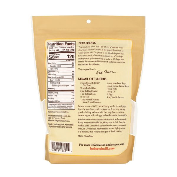 Bob S Red Mill Oat Flour Hot on Sale