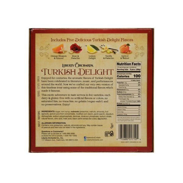 Liberty Orchards Turkish Delight, 10 Ounce Cheap