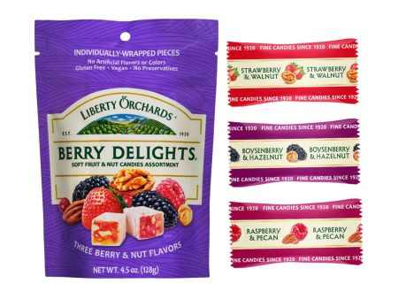 Liberty Orchards Berry Delights, 4.5 Ounce Supply