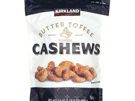 Kirkland Signature Butter Toffee Flavored Cashews For Cheap