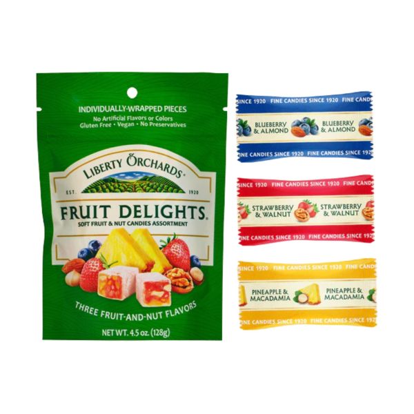 Liberty Orchards Fruit Delights, 4.5 Ounce Supply