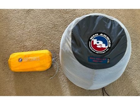 Big Agnes Sleeping Bag Air Mattress Inflator and Sea to Summit Compression Sack Cheap