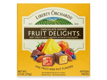 Liberty Orchards Chocolate-Dipped Fruit Delights, 7.5 Ounce Discount