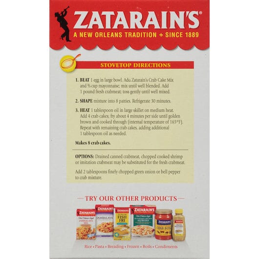 Zatarain s Crab Cake Mix Hot on Sale