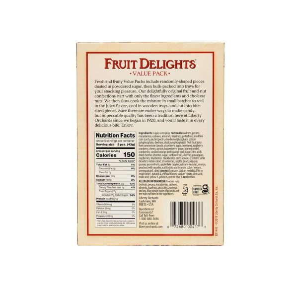 Liberty Orchards Fruit Delights Value Pack, 8 Ounce For Sale