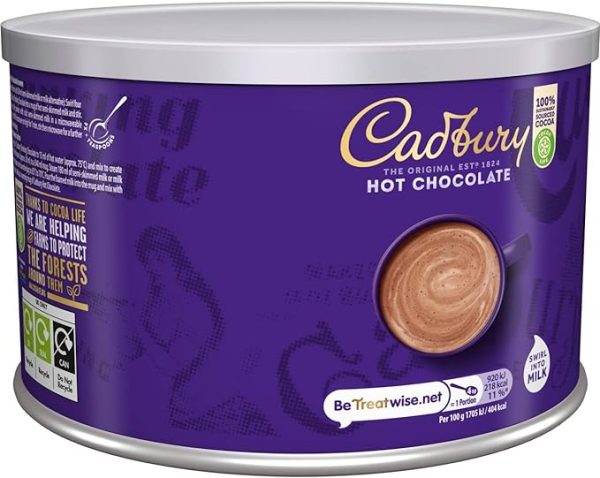 Cadbury Hot Chocolate original drink Large 1kg Tub For Sale