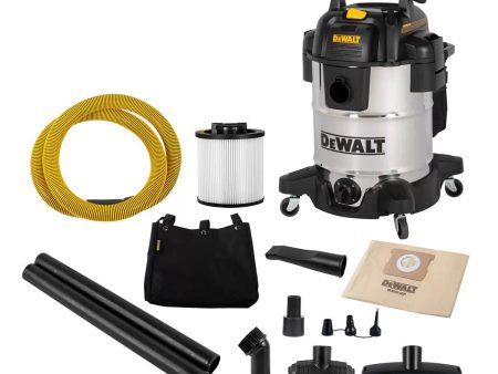 DeWalt DXV38S 1250W 38L Stainless Steel Wet & Dry Vacuum Sale