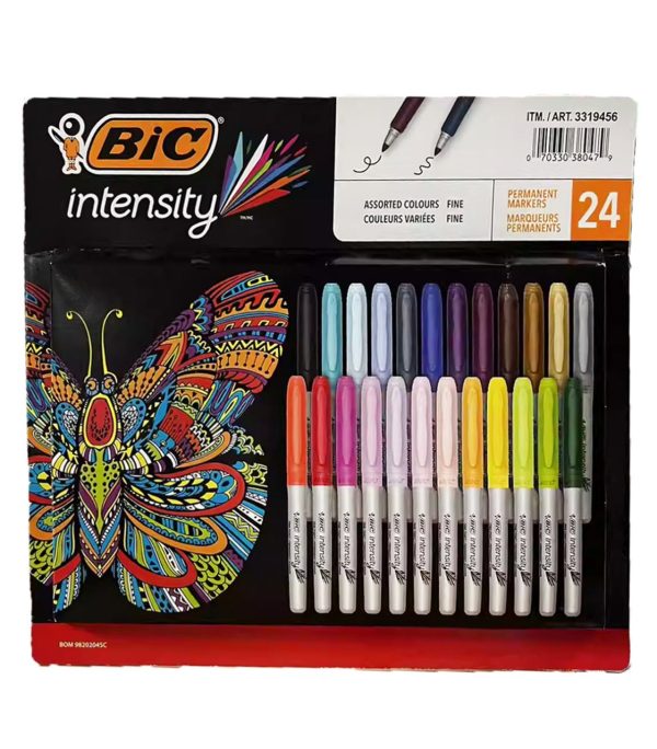 Bic Intensity Permanent Markers Pack of 24 For Cheap