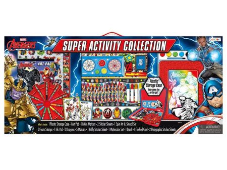 Bendon Marvel Avengers Super Activity Collection Set (3+ Years) - art set with markers, crayons, paints, stamps and more Fashion