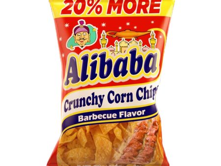 Alibaba Crunchy Corn Chips Barbecue Flavor - 120g Online