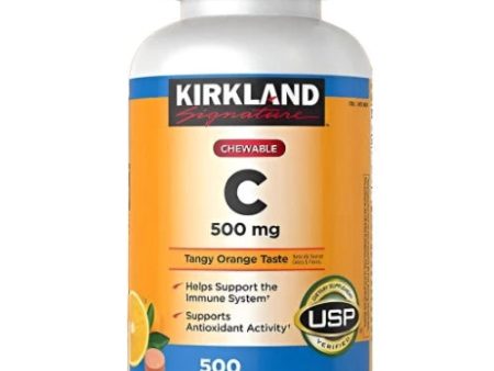 Kirkland Signature Chewable Vitamin C 500mg -500 Tabs Sale