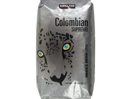 Kirkland Signature Colombian Supremo Coffee, Whole Bean, 3 lbs Online Sale