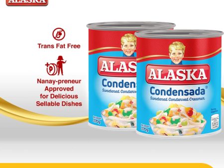 Alaska Condensada Sweetened Condensed Creamer - 370g × 2Pcs Online Hot Sale