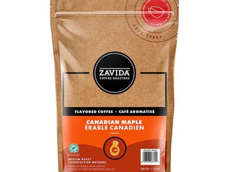 Zavida Canadian Maple Whole Bean Coffee 907g Supply