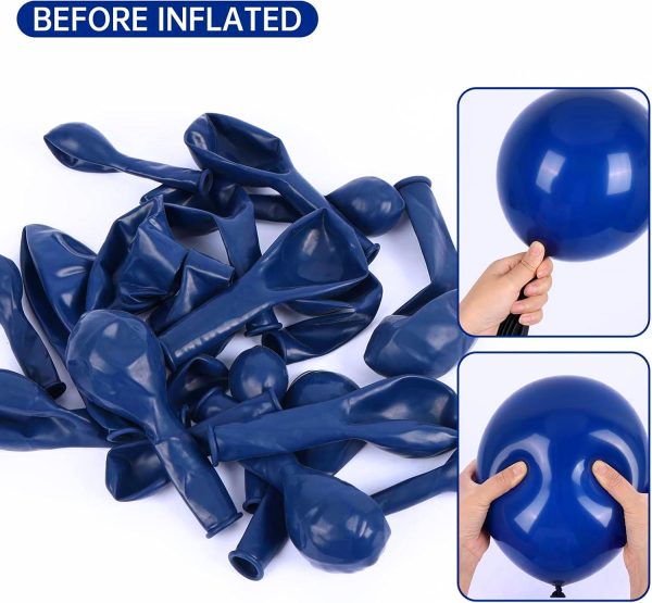 Birthday Party Decoration Balloons Navy Blue - 10 Pcs on Sale