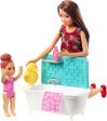 Barbie Skipper Babysitters INC Dolls and Playset Bath time Playset with Skipper Doll FHY97_FXH05---- clearance For Cheap