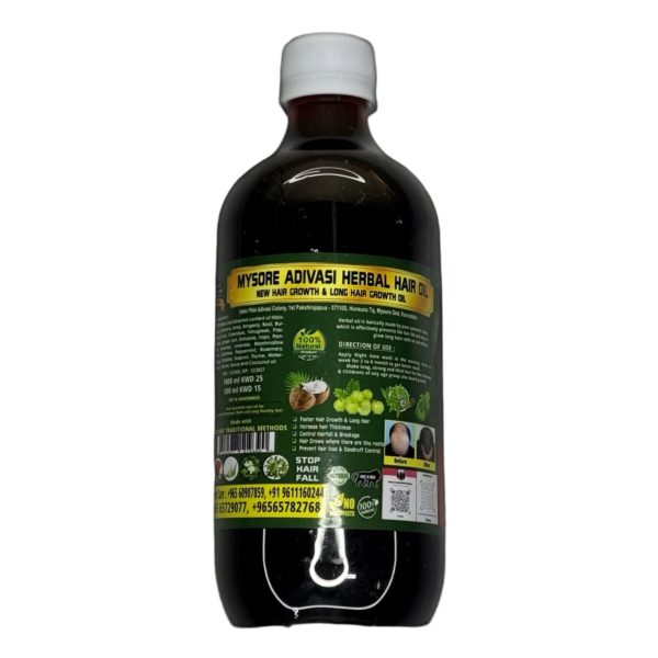 Adivasi Herbal Hair Oil - 500ml Cheap