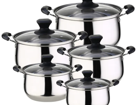 Advanced Technology Stainless Steel Stock Pot - 10 Pcs on Sale