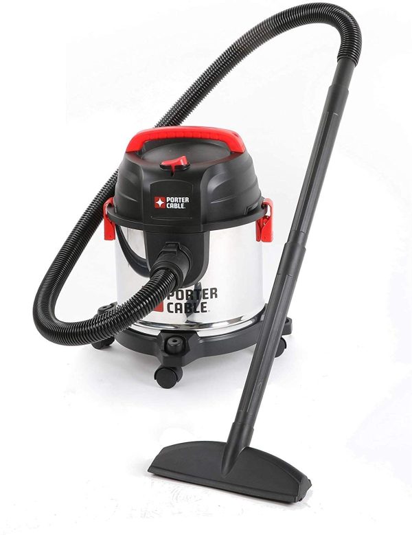 Porter Cable Wet & Dry Vacuum Cleaner 19L, 1.5m Hose PCX19406-5B Discount