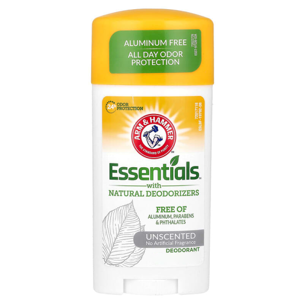 Arm & Hammer Essentials With Natural Deodorant Unscented - 73g Fashion