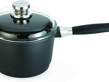 BERGHOFF EUROCAST Non-Stick Saucepan With Lid 7  - 18 cm 1.9 Qt - 1.8 L Online Hot Sale