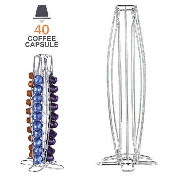 Nespresso Coffee Capsule Stand - Non Rotating 40 Pod Holder. Online now