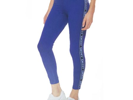 DKNY Sport Leggings, Color: Blue, Size: Small (S) Discount