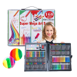 Back To School Portable Kids Drawing Art Set 168Pcs Online now