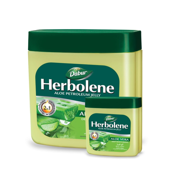 Dabur Herbolene Aloe Petroleum Jelly - 425ml + 115ml (2 Pcs) on Sale