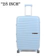 American Flyer Luggage Bag 28 Inch Check-in Luggage Trolly - Light Blue For Sale