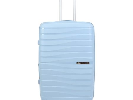 American Flyer Luggage Bag 28 Inch Check-in Luggage Trolly - Light Blue For Sale