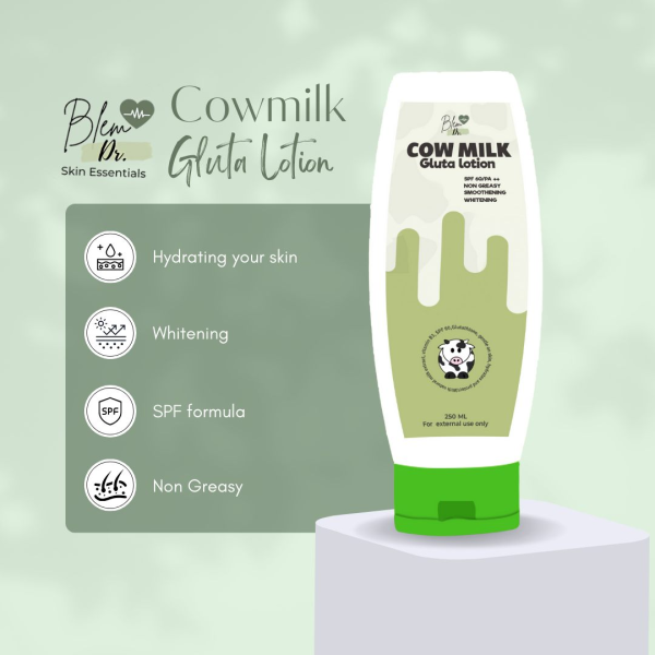 Blem Dr Cow Milk Gluta Lotion With SPF 60 - 250ml For Discount