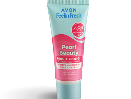 Avon Feelin Fresh Pearl Beauty Anti-Perspirant Deo Cream - 55g Supply