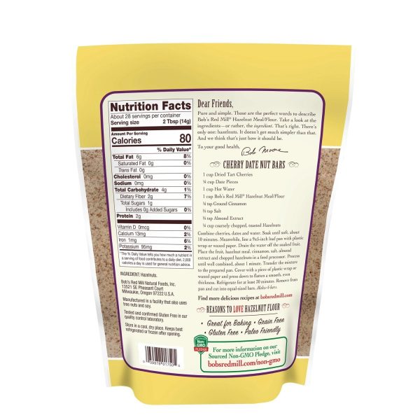 Bob s Red Mill Hazelnut Meal Flour Hot on Sale