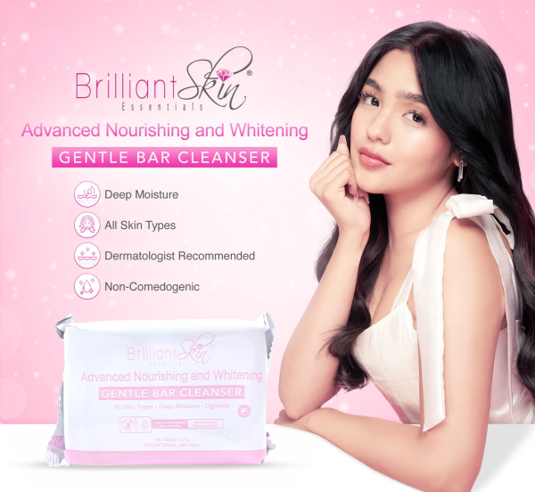 Brilliant Skin Advanced Nourishing & Whitening Gentle Bar Cleanser - 135g Online Hot Sale