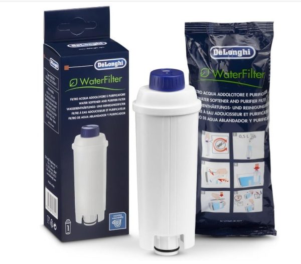 De Longhi Water Filter for Coffee Machine, Pack of 1, White , ‎DLSC002 Sale