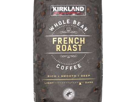 Kirkland Signature Whole Bean Coffee, French Roast Cheap