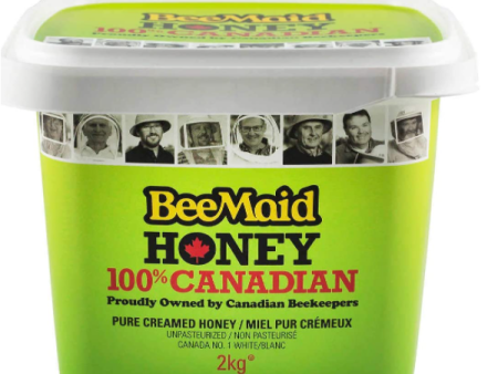 BeeMaid Pure Creamed Honey, 2 kg (Made in Canada) Sale