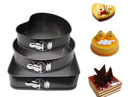 Cake Mould Pan Set 3 Pcs QYX-403 For Sale