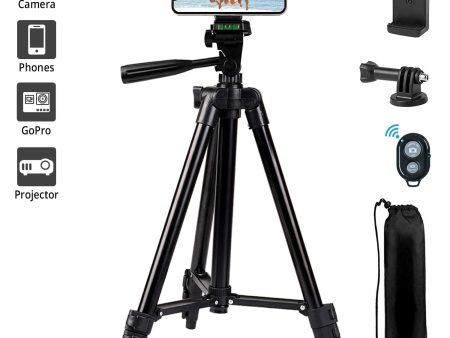 LINKCOOL 42  Aluminum Lightweight Portable Camera Tripod  - Black. on Sale